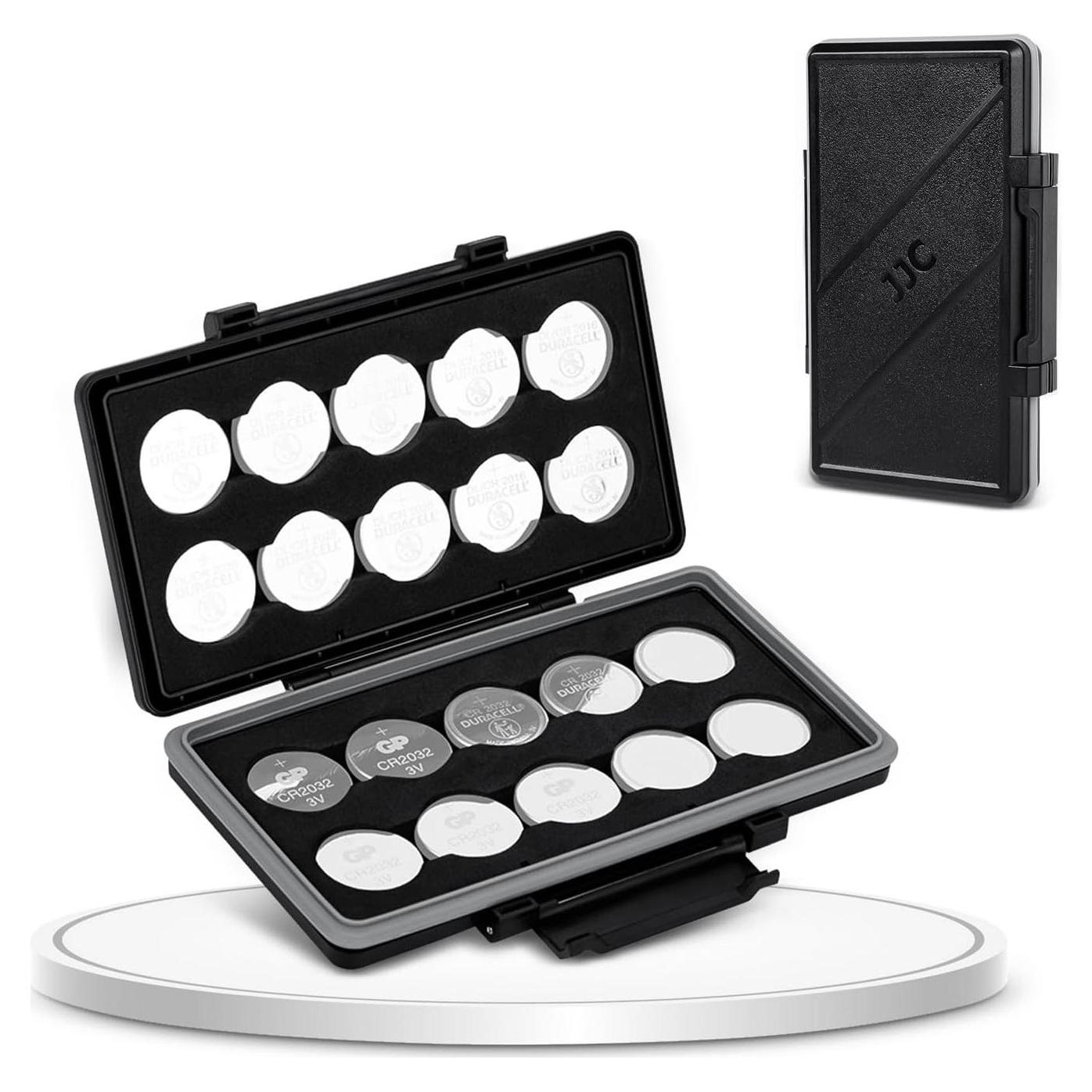 Estuche para Baterías JJC para 20x CR2032 CR2025 Resistente