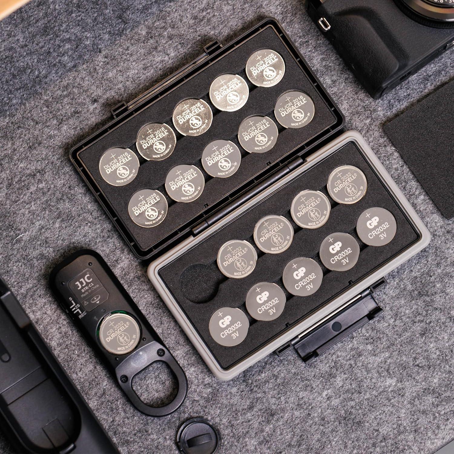 Estuche para Baterías JJC para 20x CR2032 CR2025 Resistente