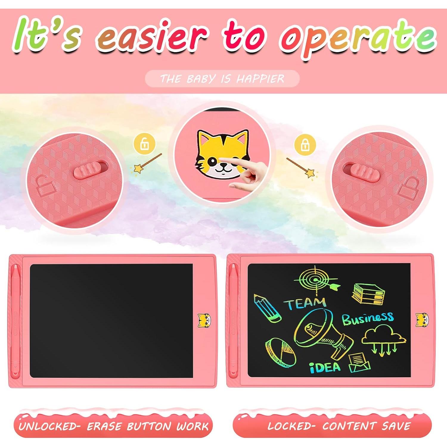 Paquete de 2 Tabletas de Escritura LCD Newnaivete 22.4x14.4cm