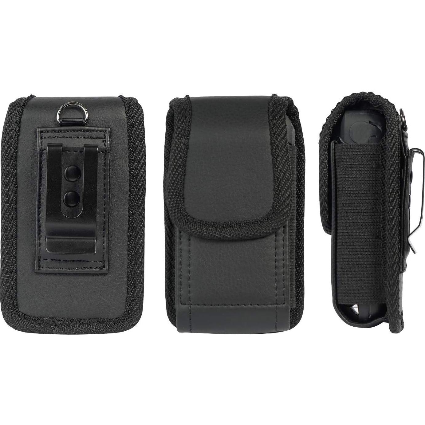 Funda Vertical de Cuero Vegano Nakedcellphone para Teléfono