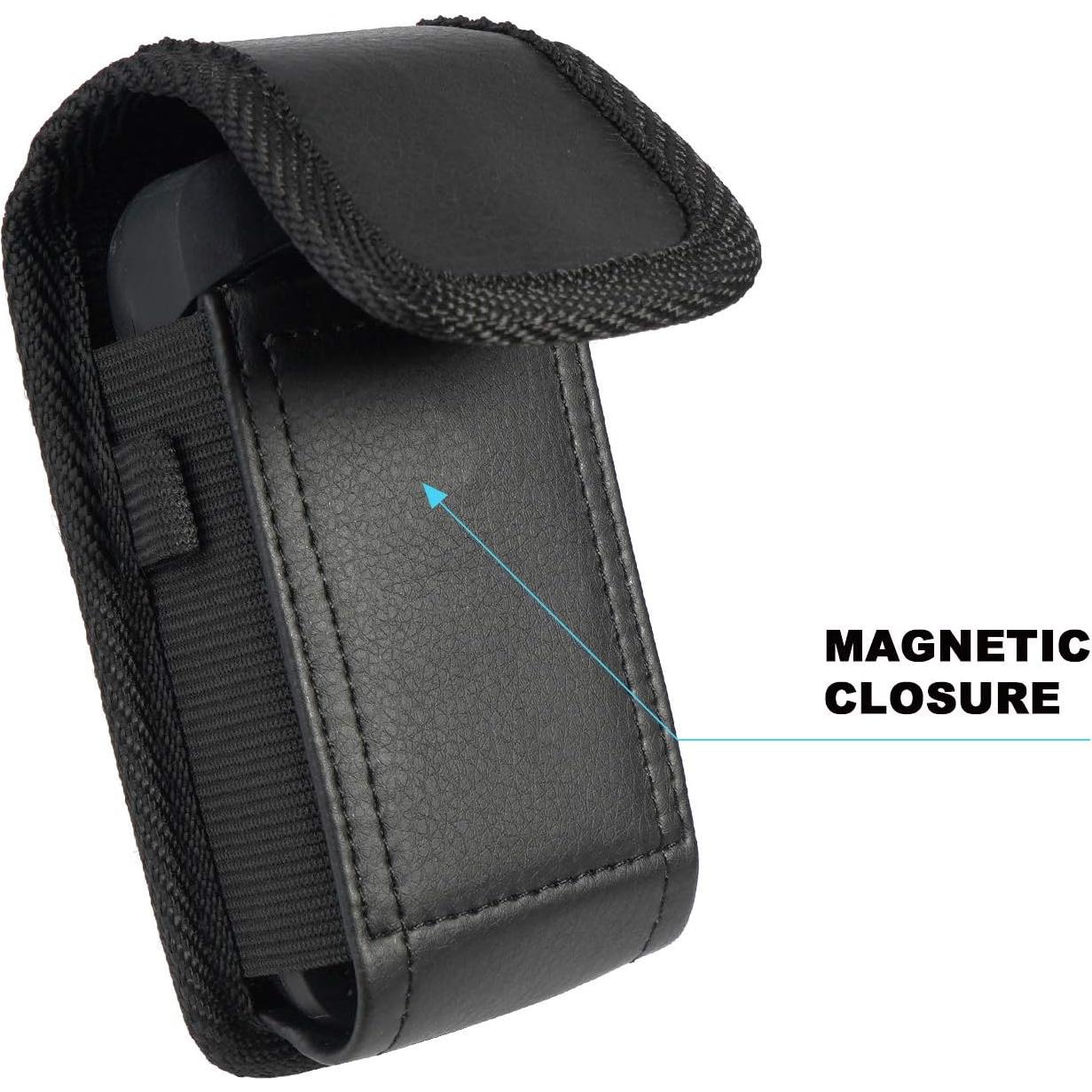 Funda Vertical de Cuero Vegano Nakedcellphone para Teléfono