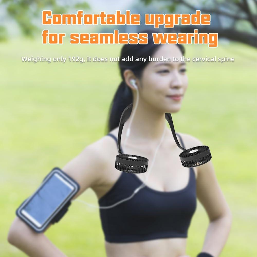 Ventilador de Cuello INFOTOP L1 8000 mAh 4 Velocidades