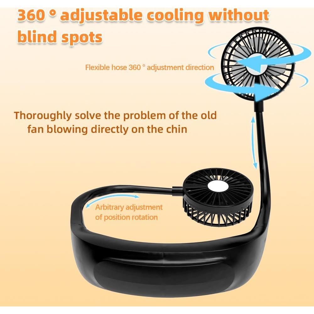 Ventilador de Cuello INFOTOP L1 8000 mAh 4 Velocidades