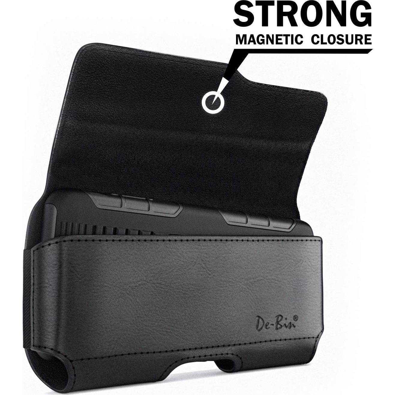 Funda DeBin para iPhone 16/15/14/13/12/11 y Galaxy S24 - Clip Cintura