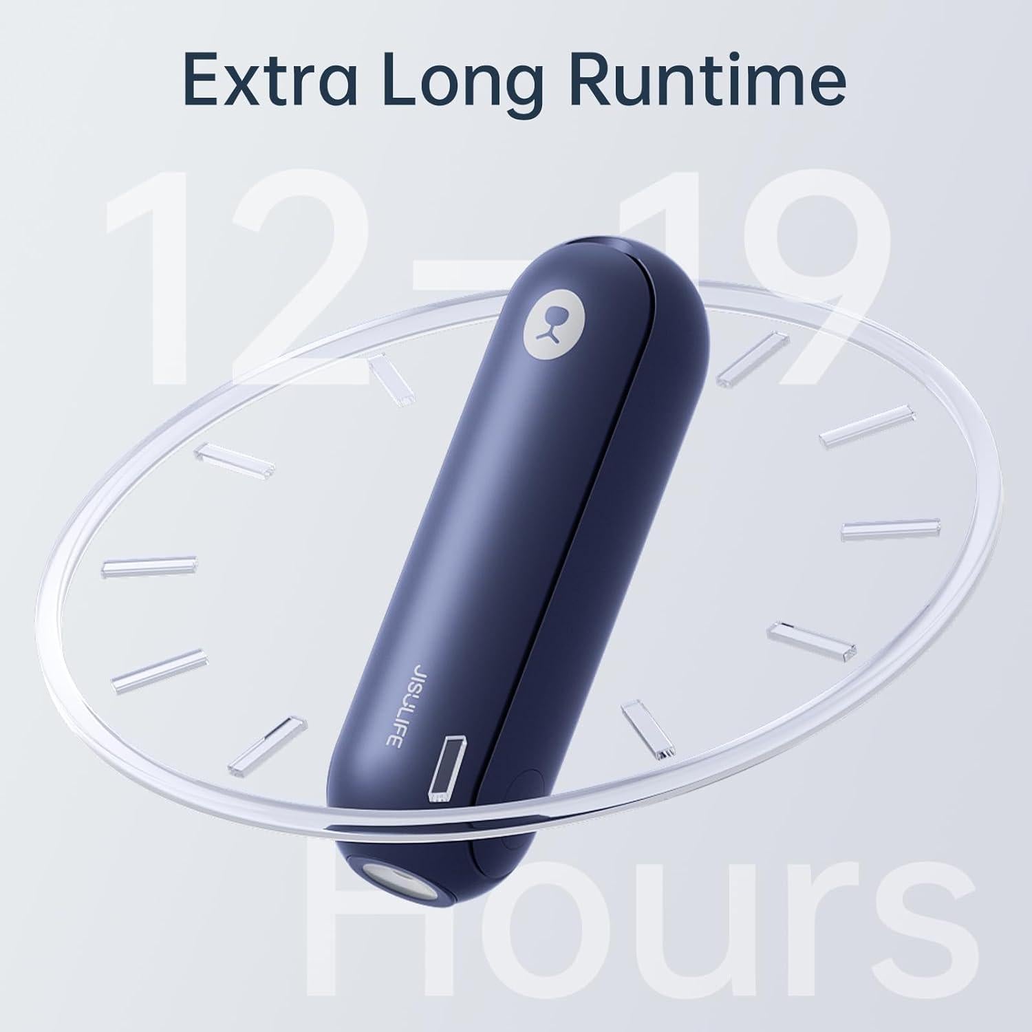 Ventilador Portátil JISULIFE F8-P Mini 3 en 1 Recargable