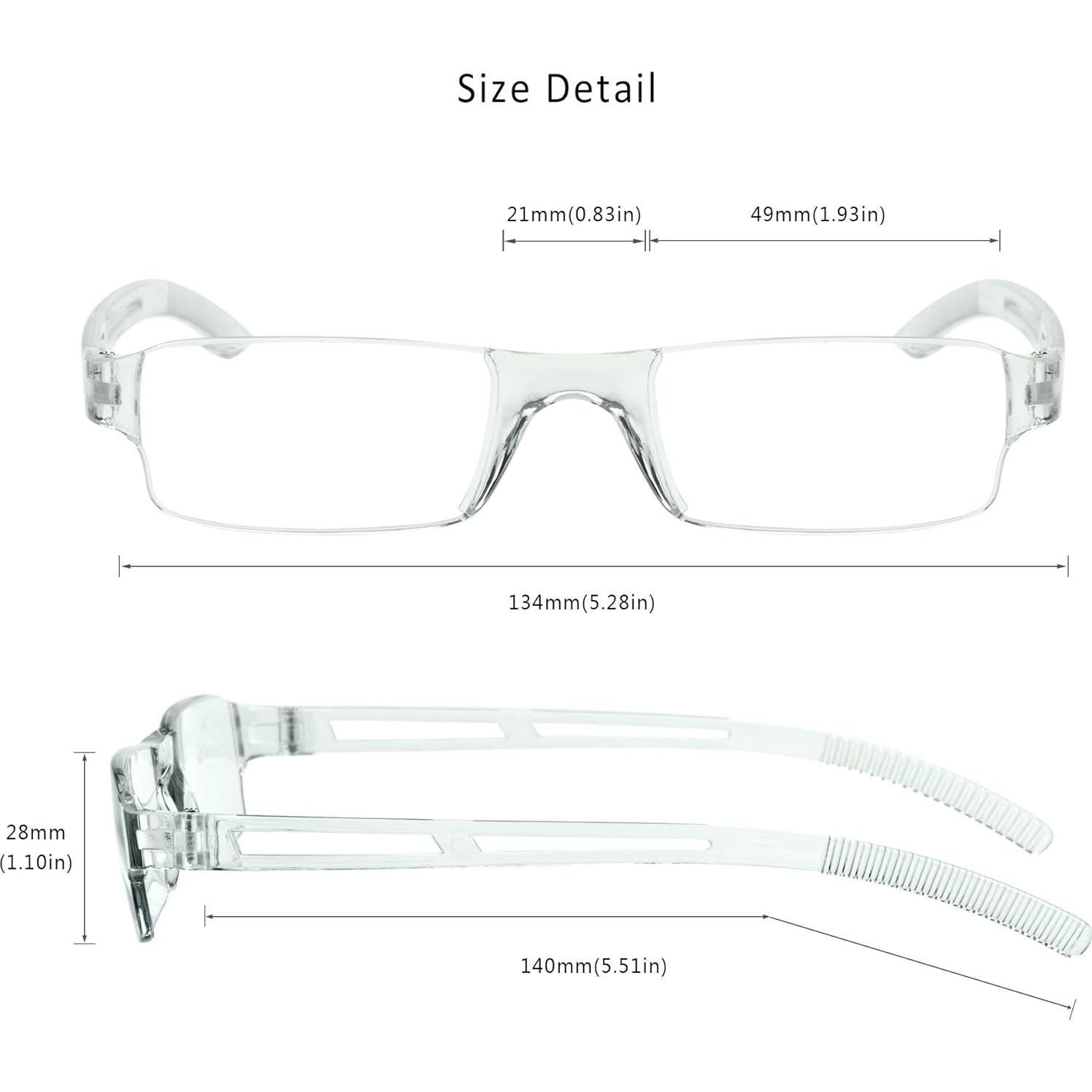 Gafas de Lectura LifeArt 4 Pares Bloqueo Luz Azul