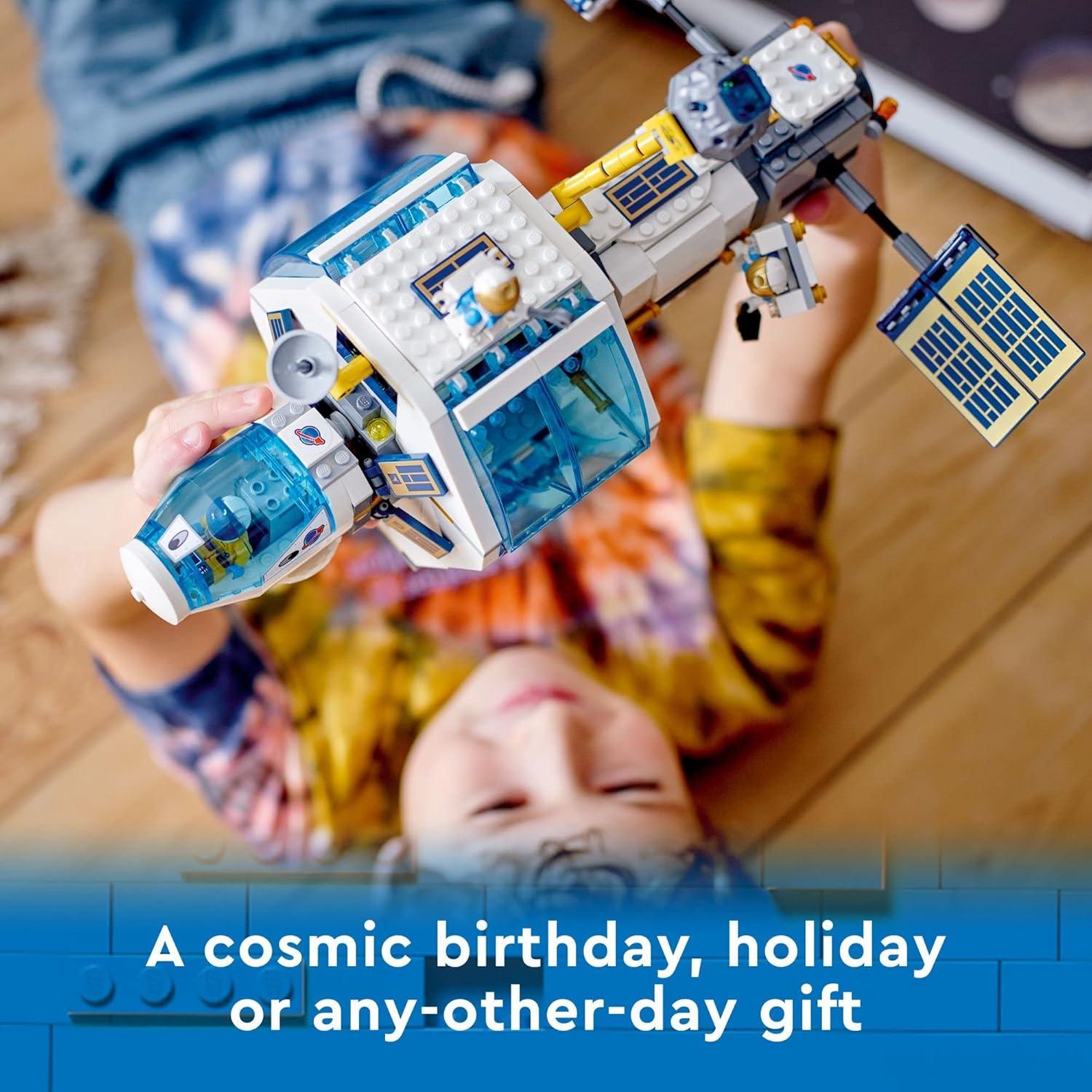 LEGO City Estación Espacial Lunar 60349 con 5 Minifiguras