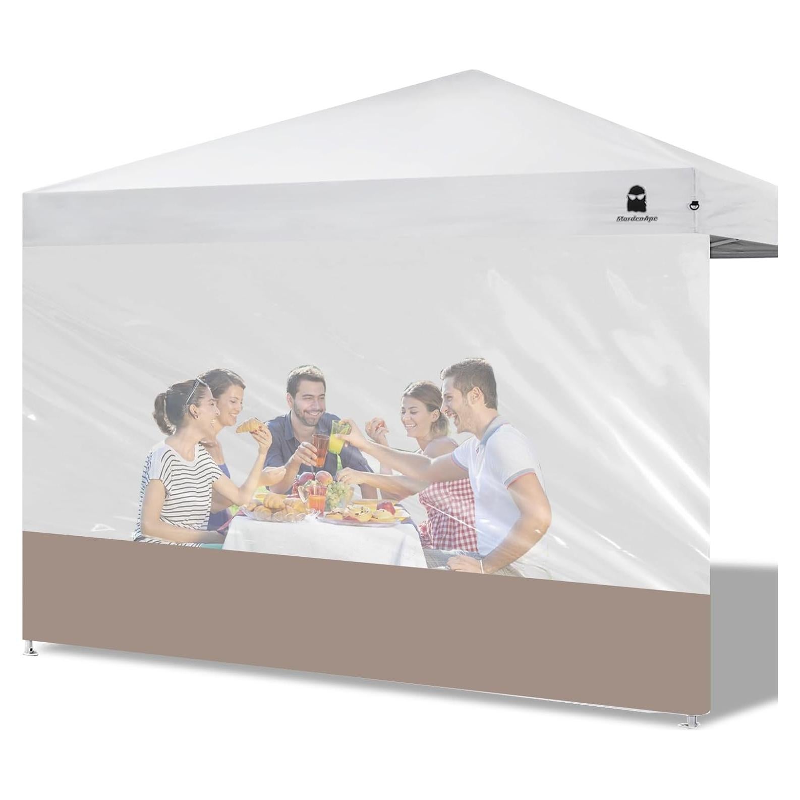 Pared Lateral Transparente MordenApe 304.8x193 cm Caqui