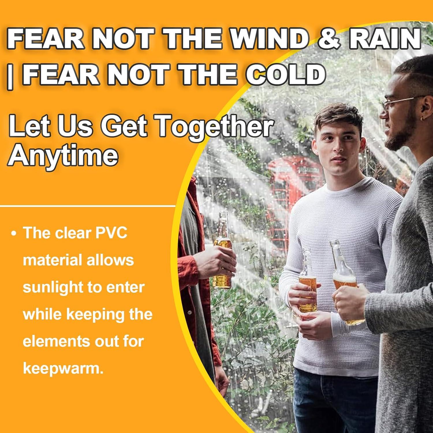 Pared Lateral Transparente MordenApe 304.8x193 cm Caqui