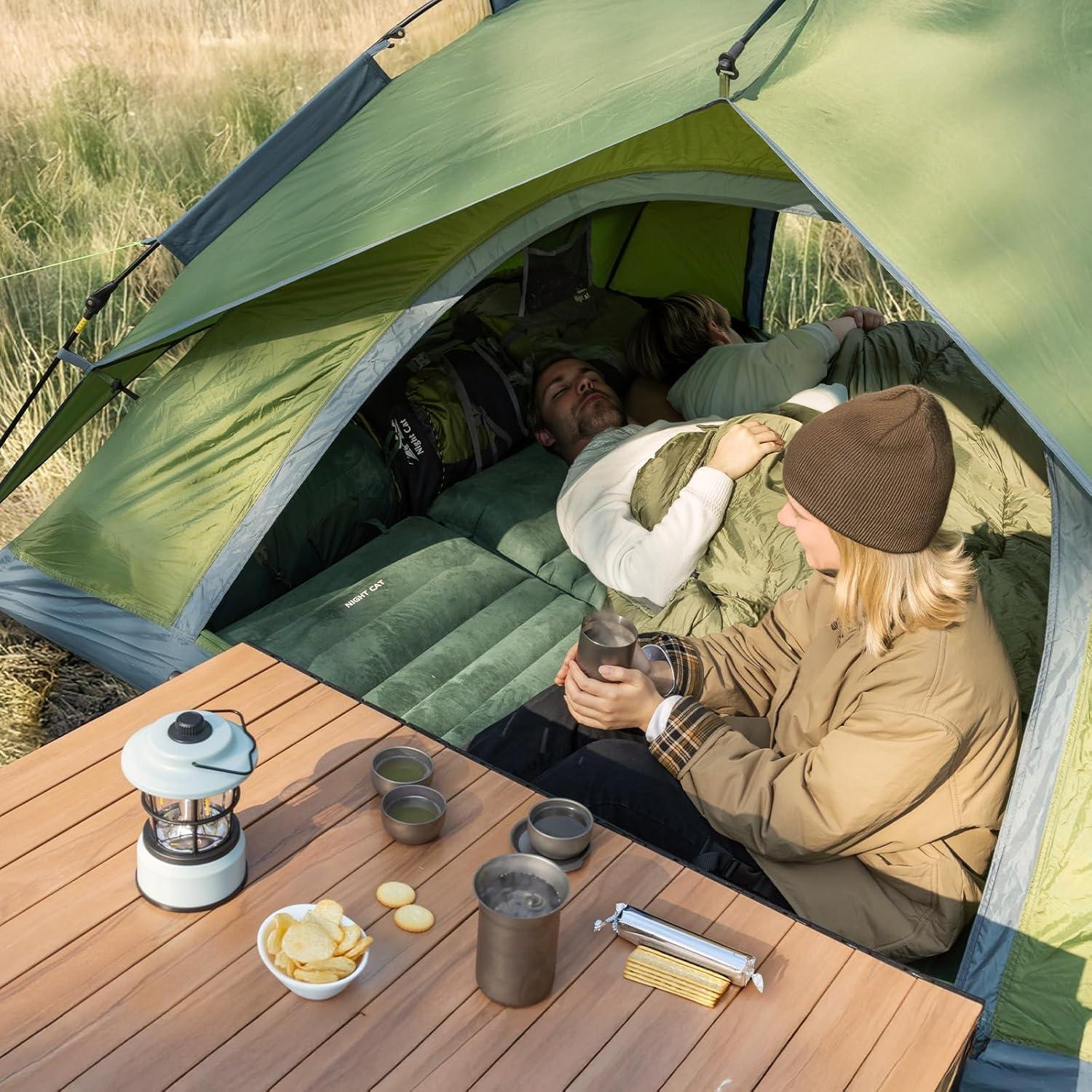 Tienda Instantánea Night Cat para 2-3 Personas Verde