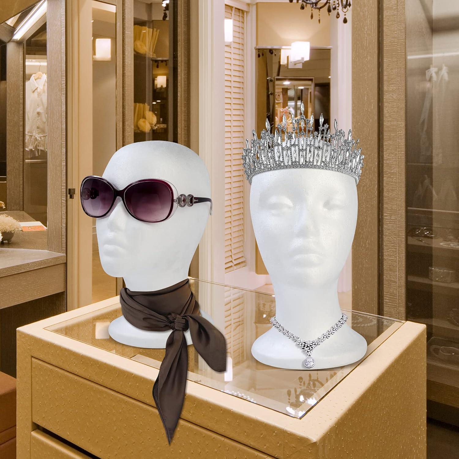 Cabeza de Peluca BALABALA 3 Pcs Soporte Estireno 28 cm