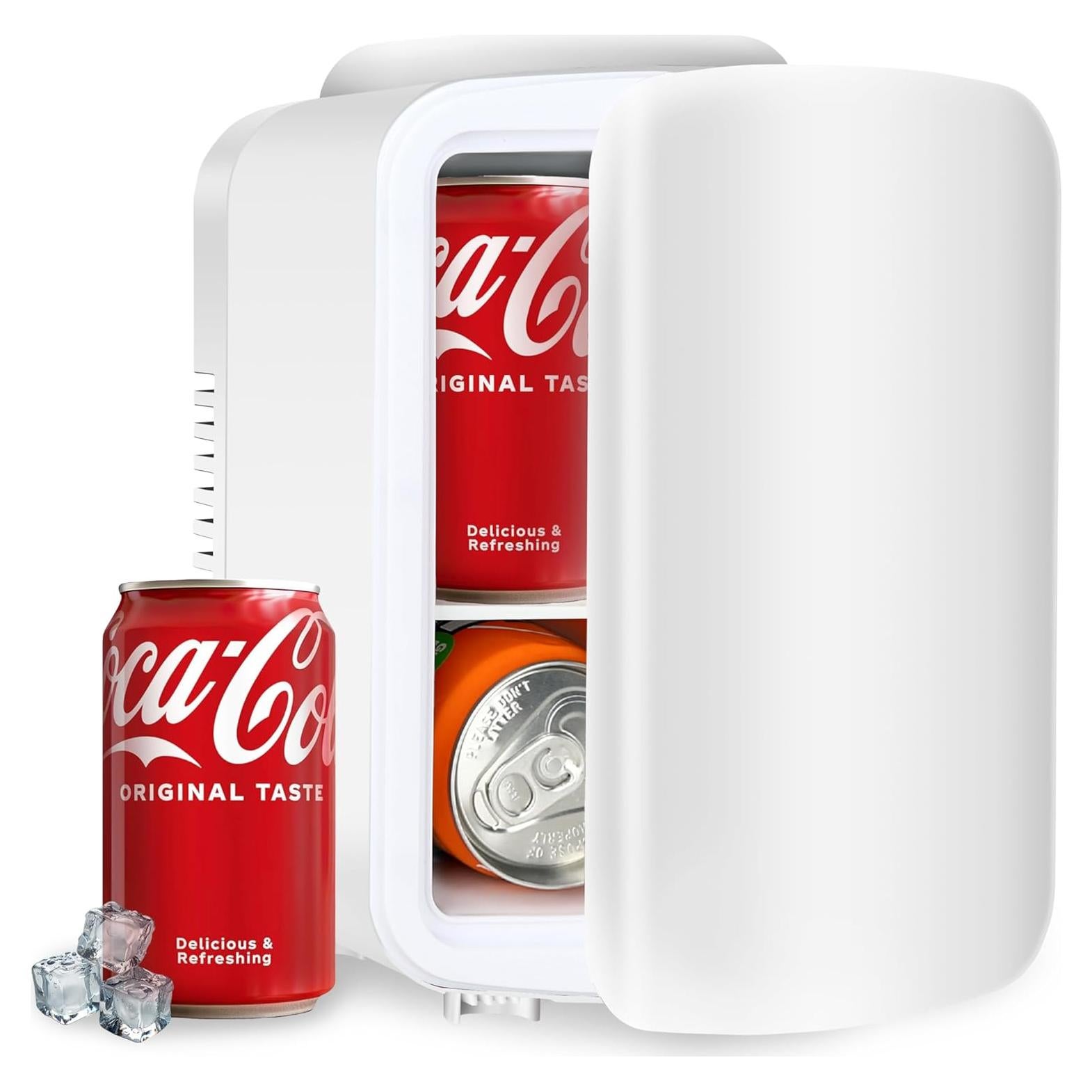 Mini Nevera Simple Deluxe 4L Enfriador y Calentador Blanco