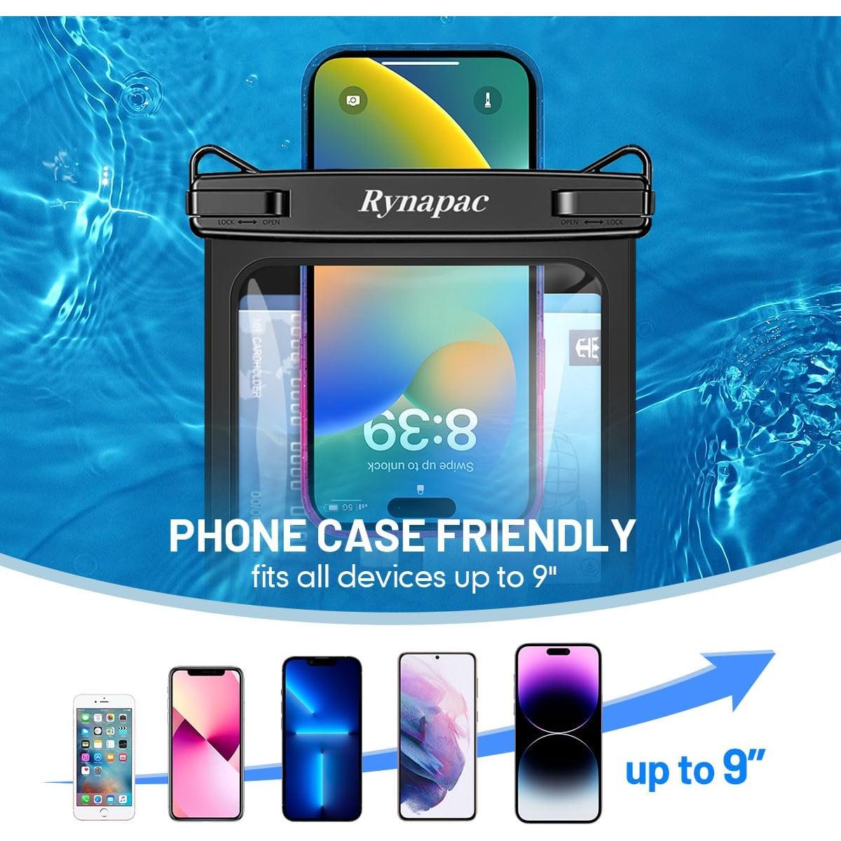 Funda Impermeable Rynapac 10" para Teléfono - IPX8