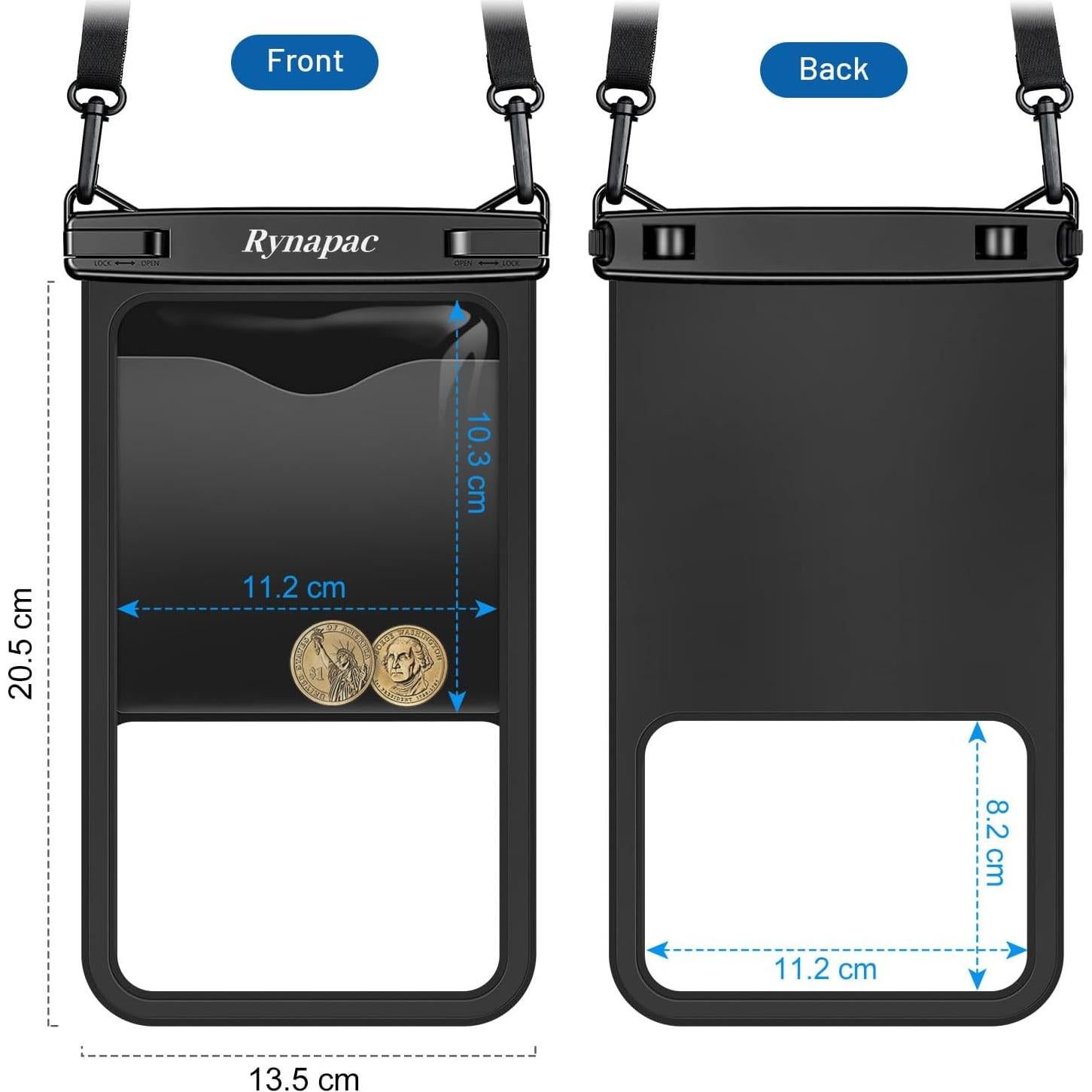 Funda Impermeable Rynapac 10" para Teléfono - IPX8