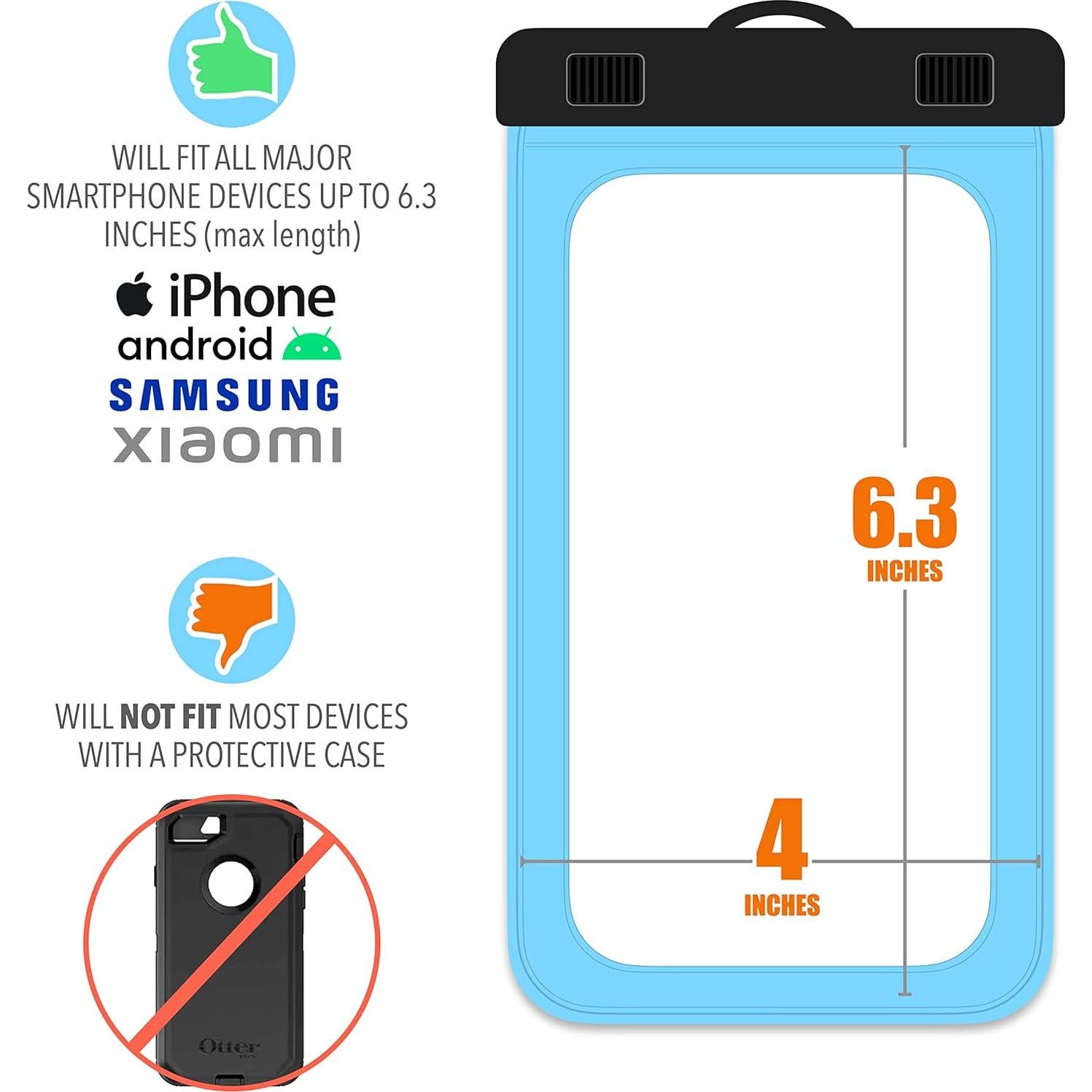 Funda Impermeable Cruise On para Teléfono hasta 16.5 cm