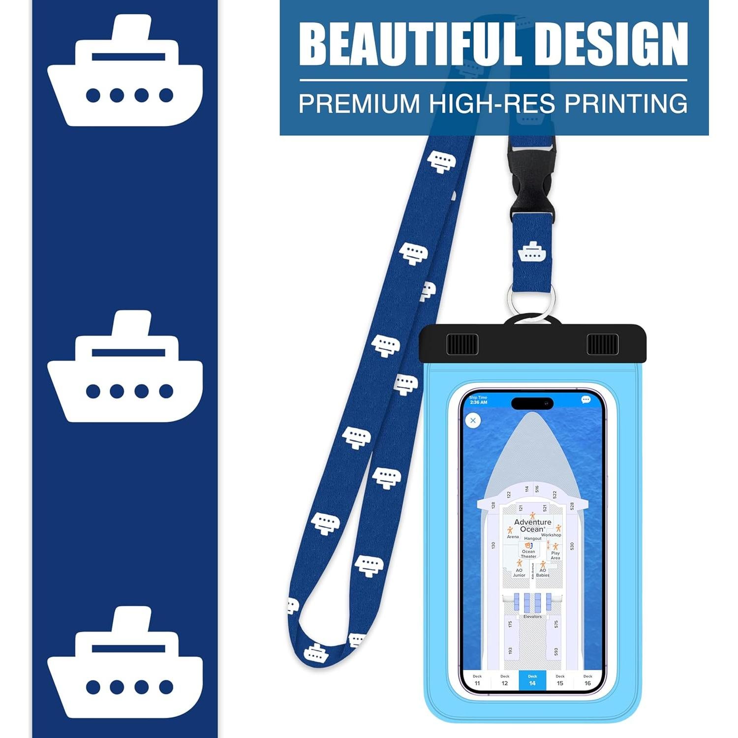 Funda Impermeable Cruise On para Teléfono hasta 16.5 cm