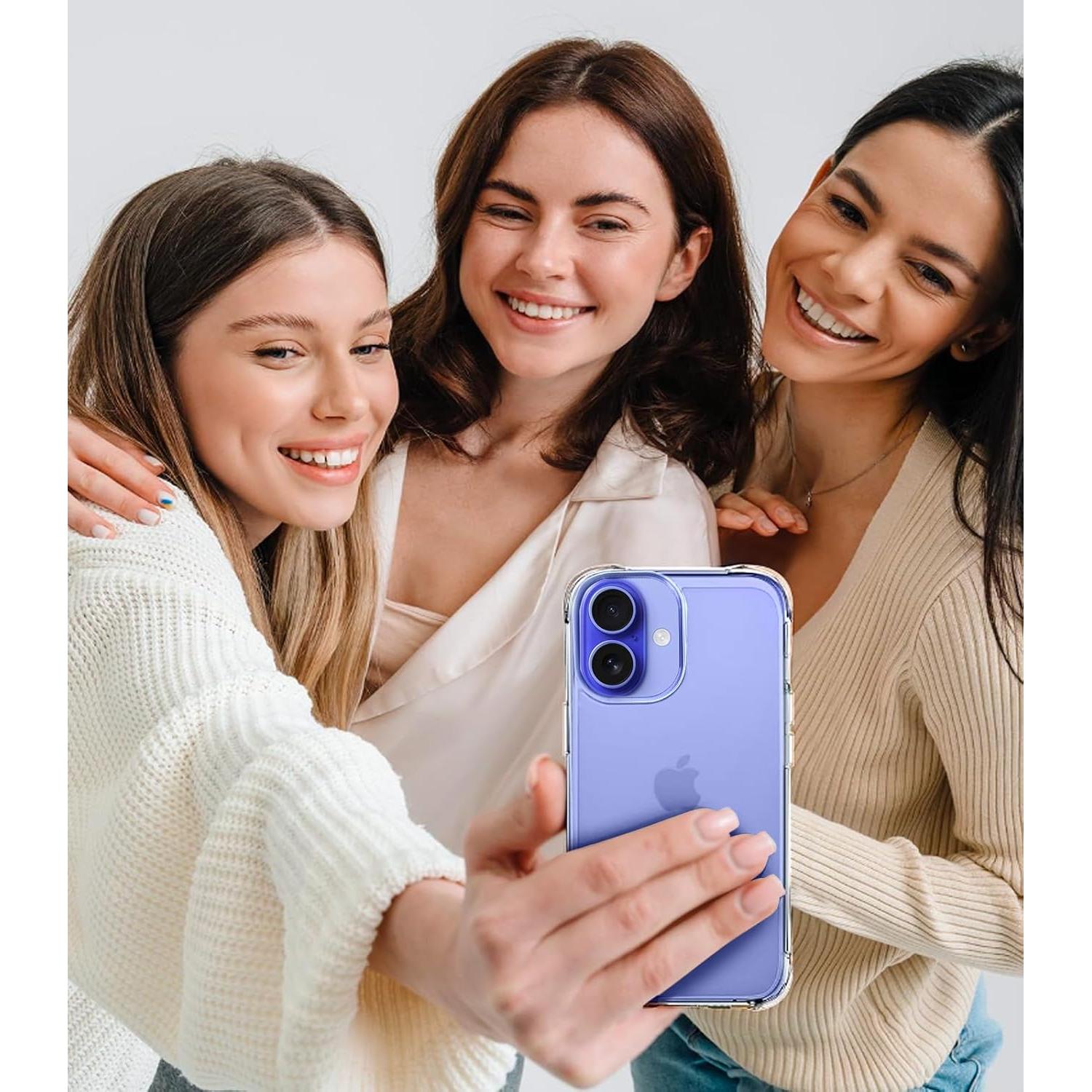 Funda Transparente Mkeke para iPhone 16 Slim 2024