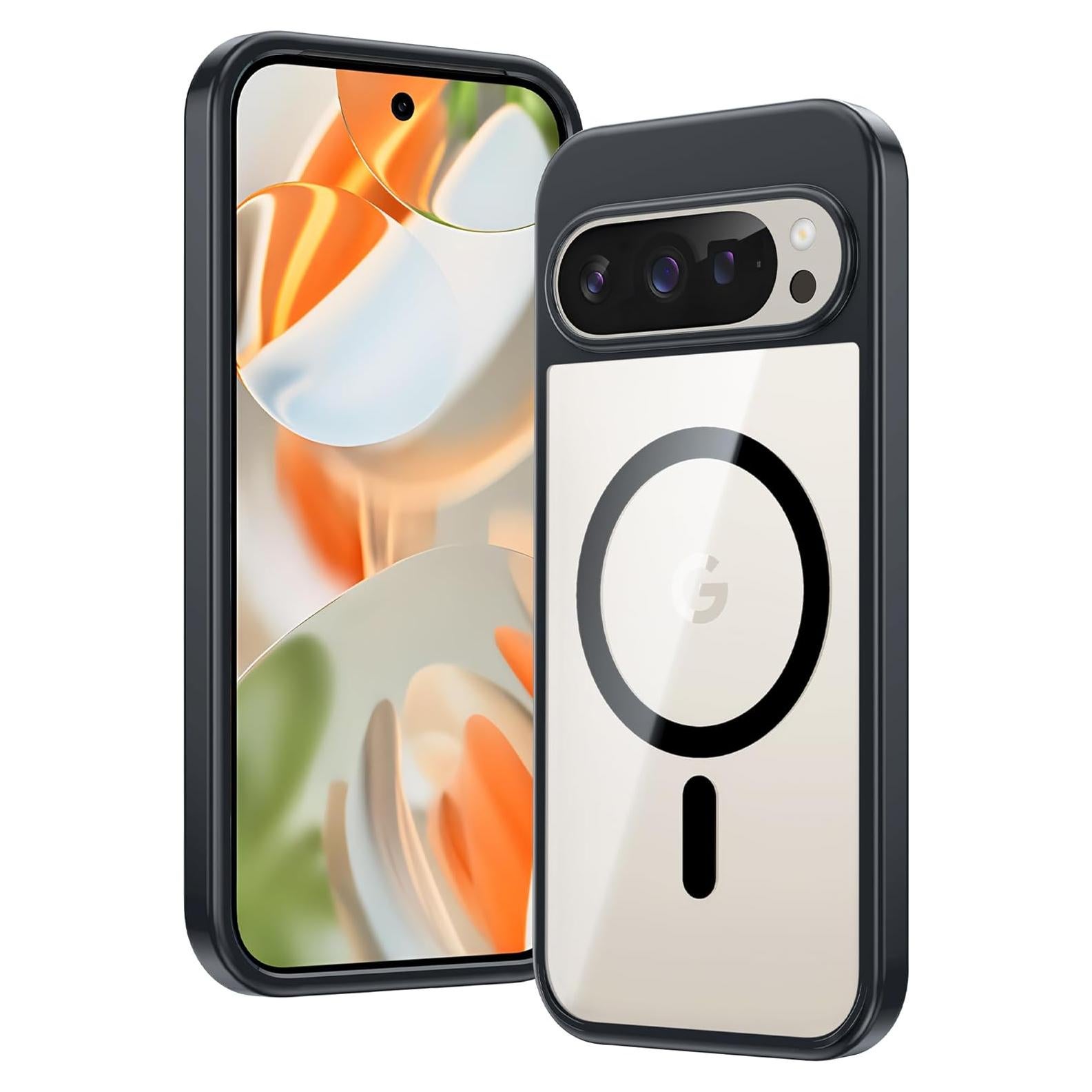 Funda FNTCASE para Google Pixel 9 Pro XL - Transparente Resistente