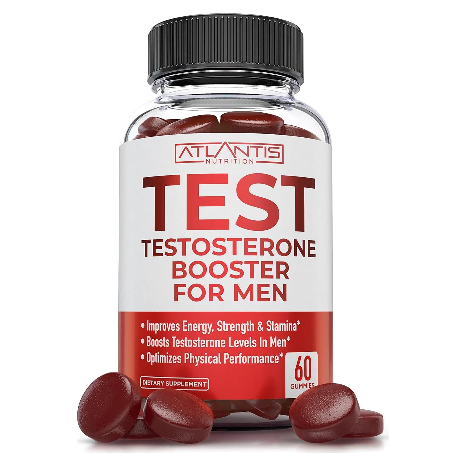 Aumentador de Testosterona Atlantis Nutrition 60 Gominolas