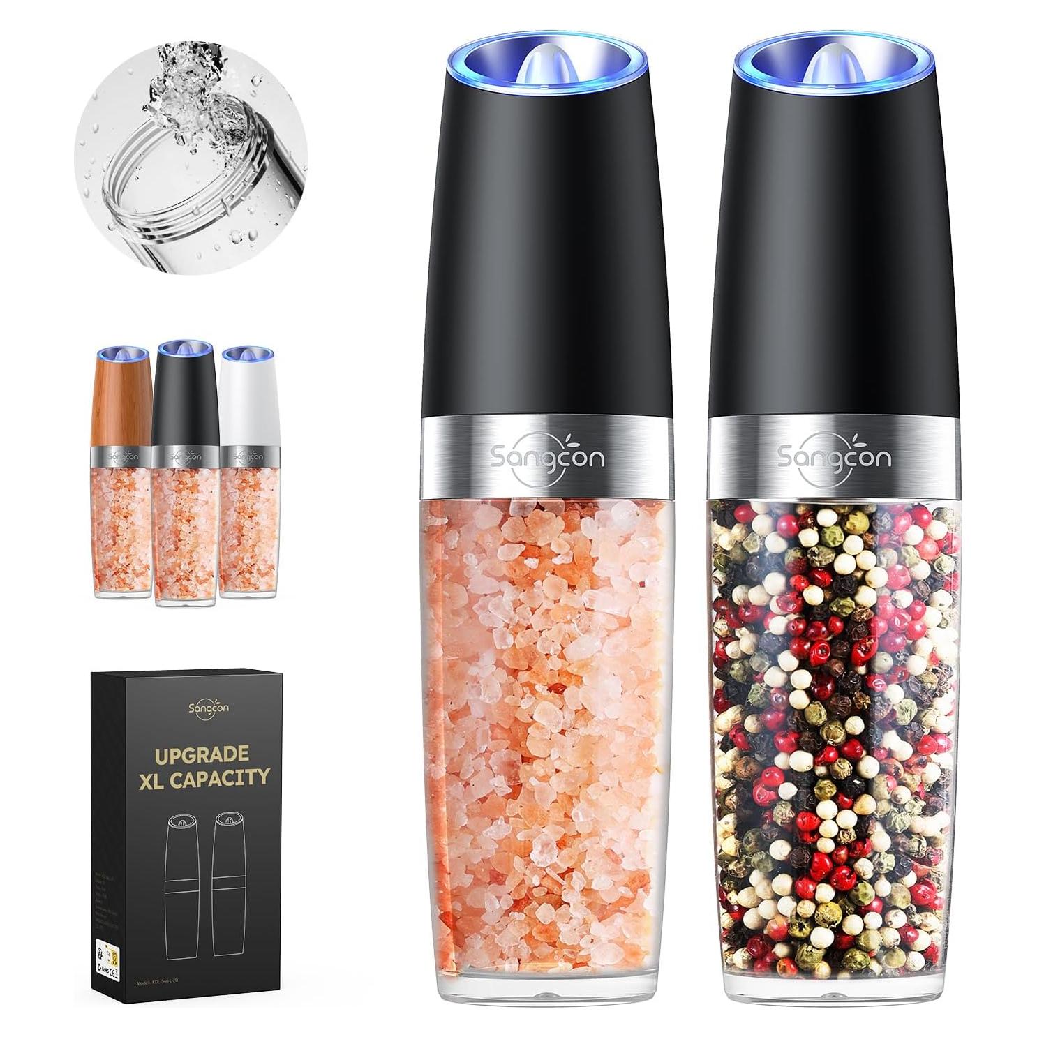 Molinillos Eléctricos de Sal y Pimienta Sangcon XL 230ml