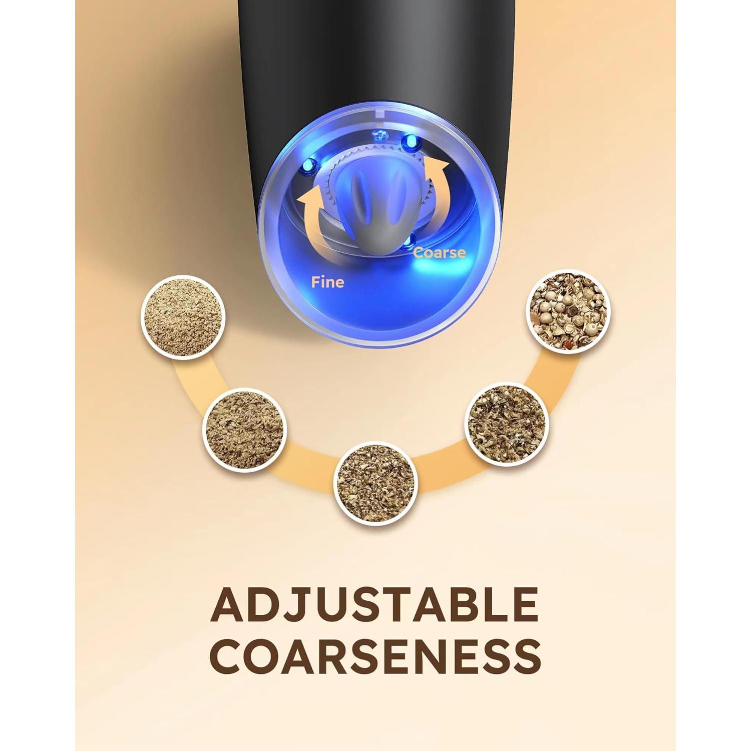 Molinillos Eléctricos de Sal y Pimienta Sangcon XL 230ml