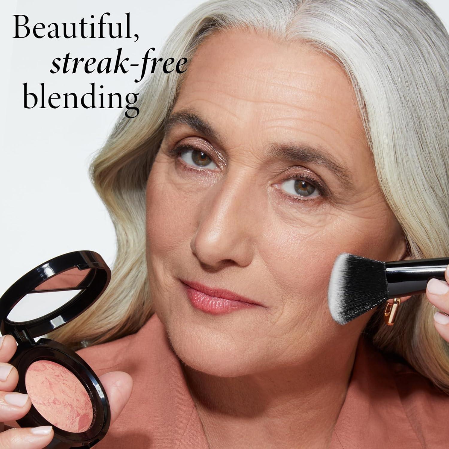 Brocha de Rubor Angulada Laura Geller con Mango de Madera