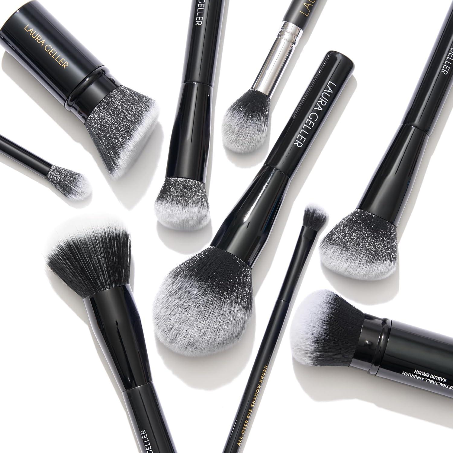 Brocha de Rubor Angulada Laura Geller con Mango de Madera