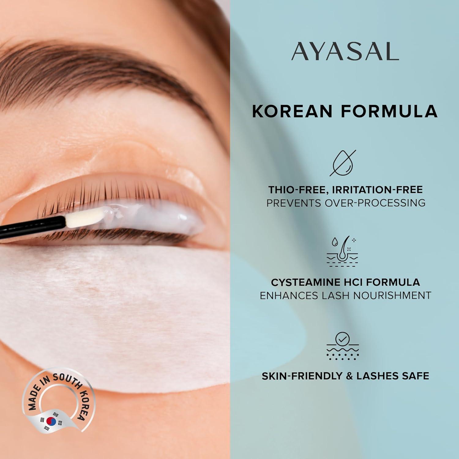 Kit de Elevación de Pestañas AYASAL - Rizo Natural 6-8 Semanas