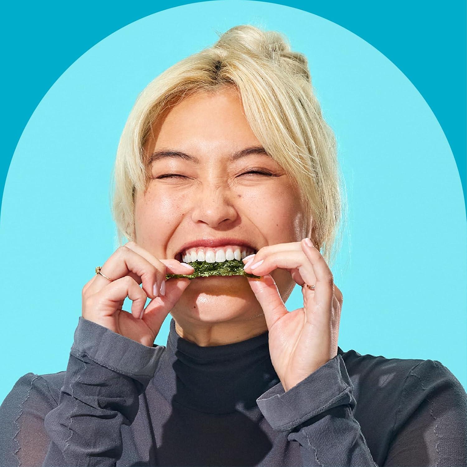 gimMe Algas Marinas Tostadas Sal Marina 20 Paquetes 5g