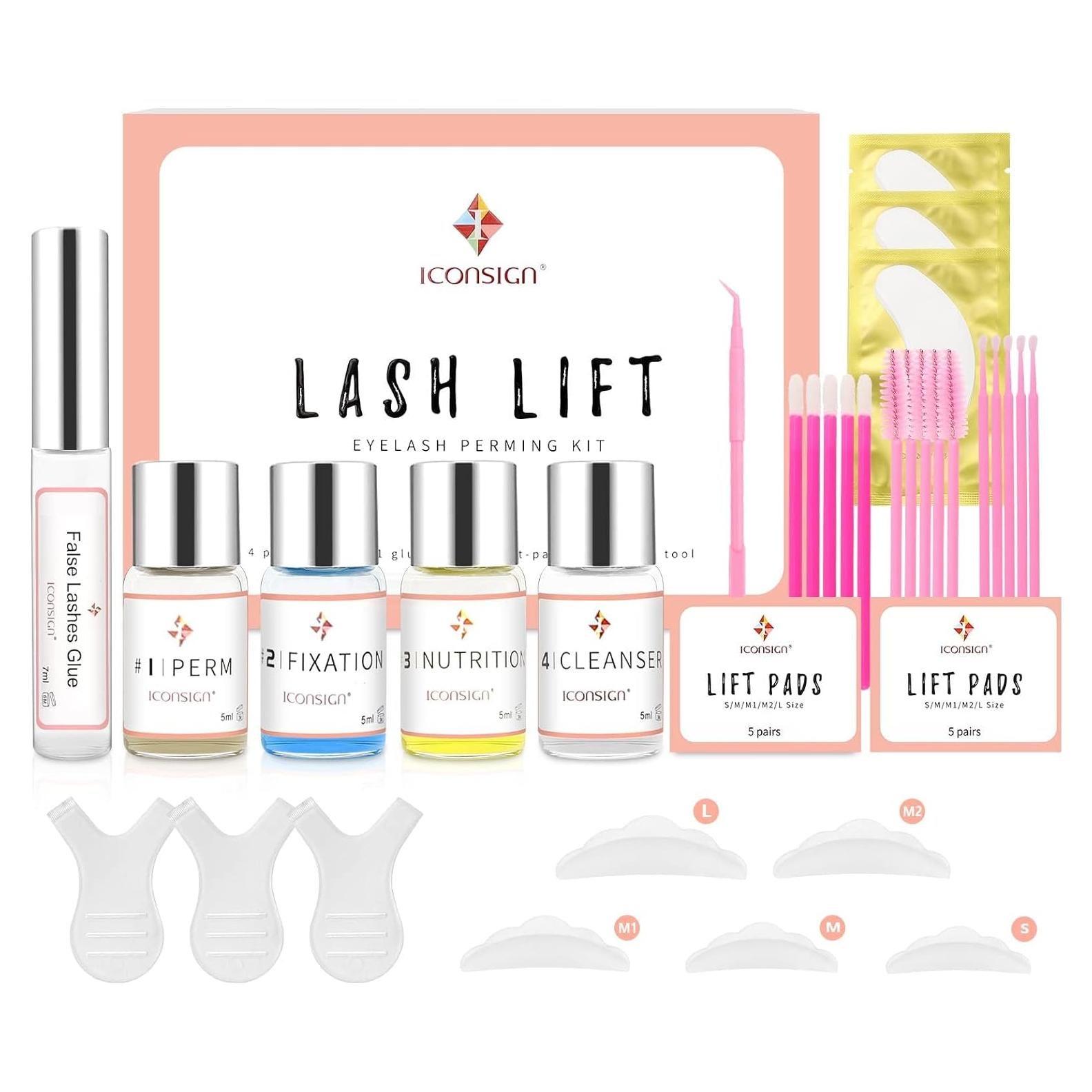 Kit de Elevación de Pestañas RONKIE IKA-001 Profesional