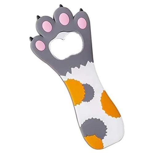 Abrebotellas SYIPO en forma de gato gris de metal