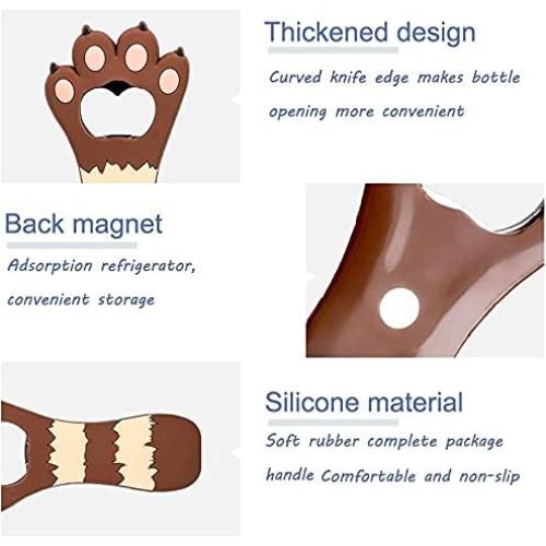 Abrebotellas SYIPO en forma de gato gris de metal