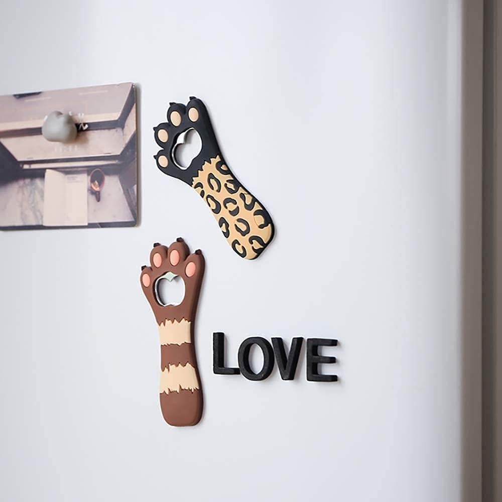 Abrebotellas SYIPO en forma de gato gris de metal