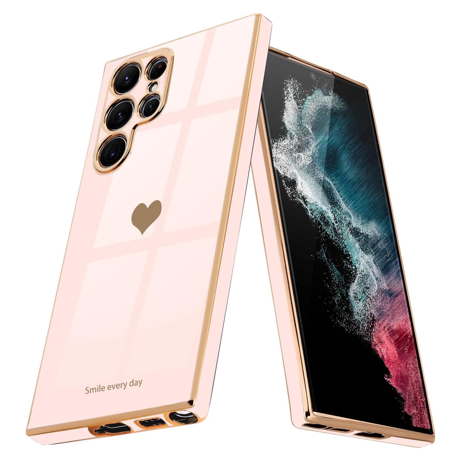 Funda TeaGeo Rosa Claro para Samsung Galaxy S22 Ultra 5G