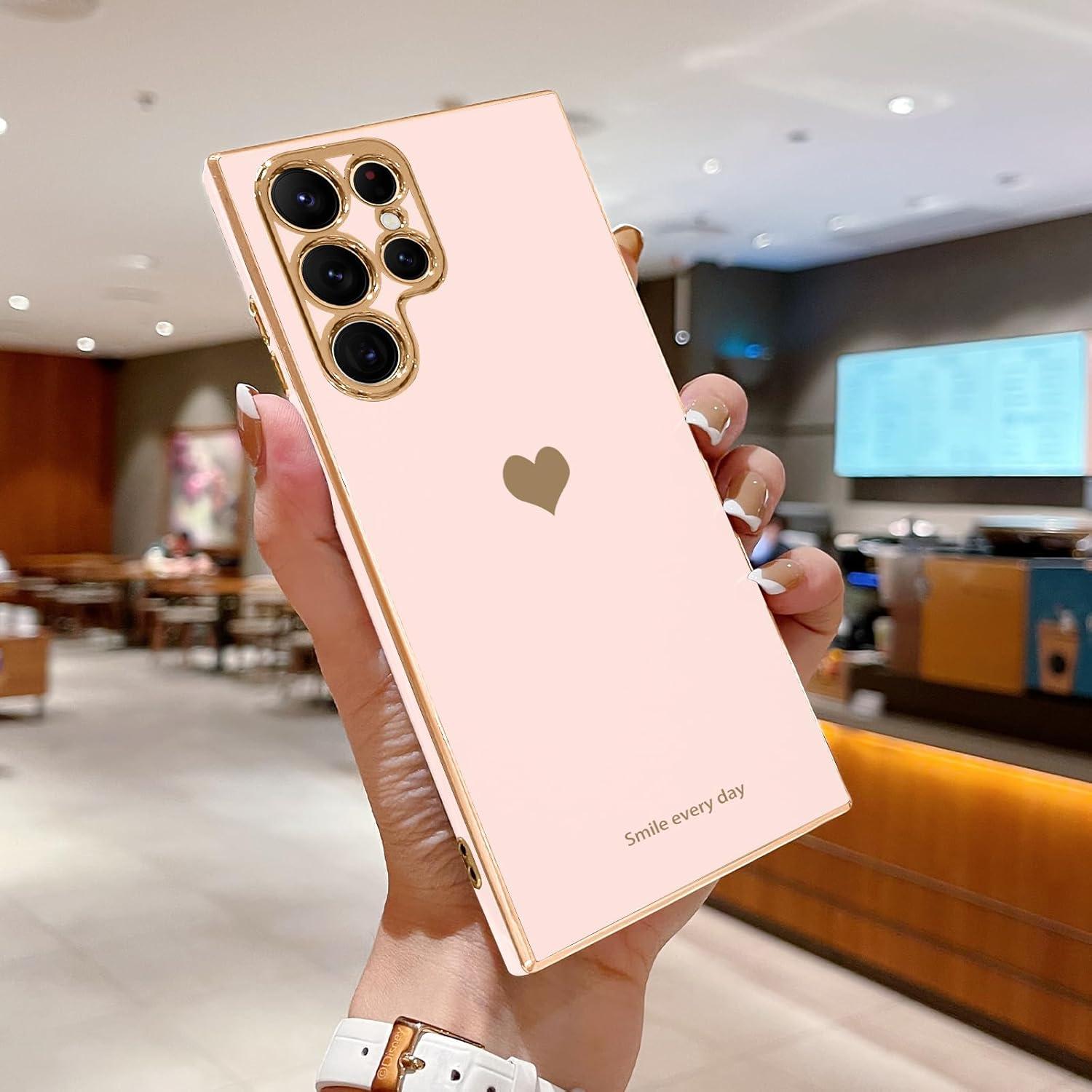 Funda TeaGeo Rosa Claro para Samsung Galaxy S22 Ultra 5G