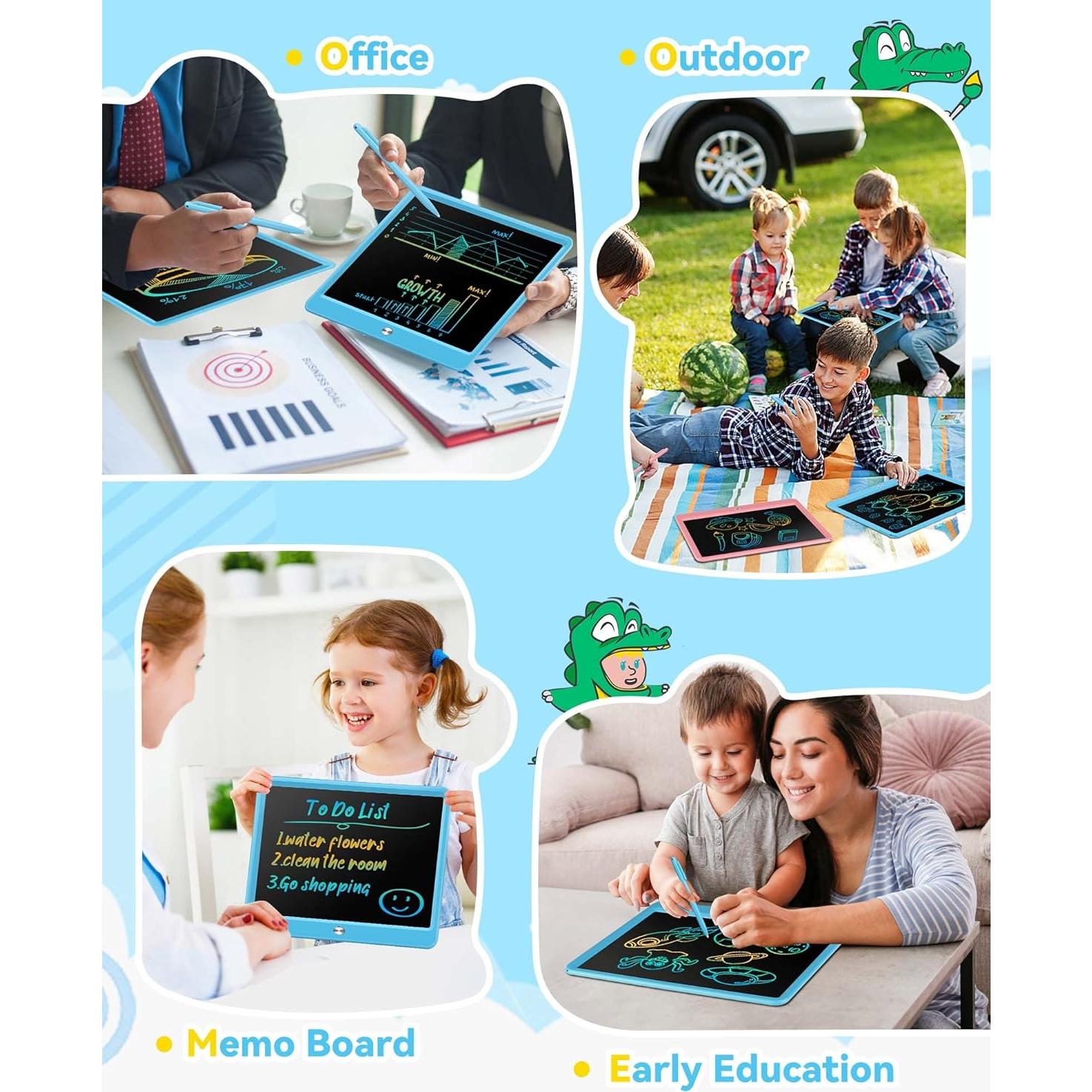 Tableta de Escritura LCD KOKODI 30,48 cm Azul para Niños