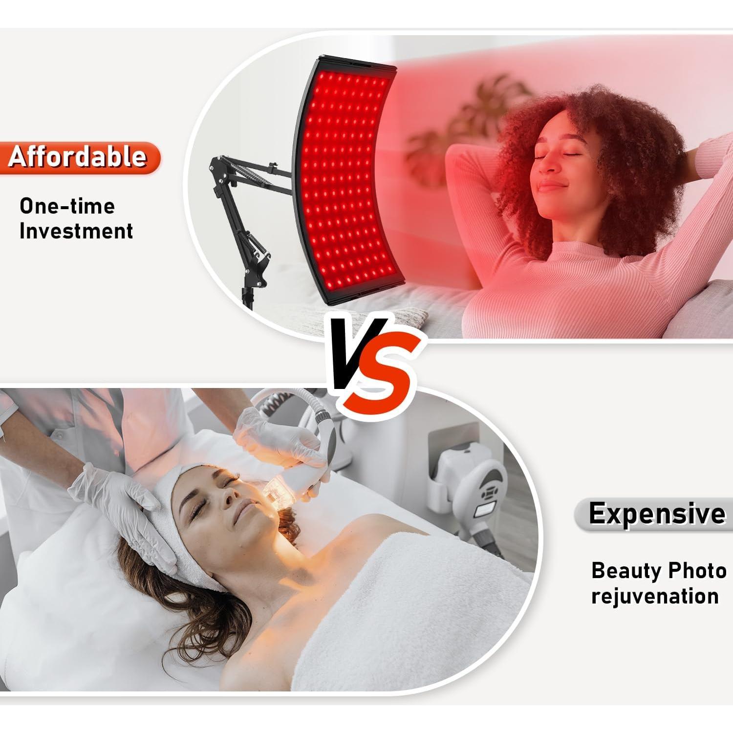 Lámpara de Terapia de Luz Roja Viconor 660nm y 850nm