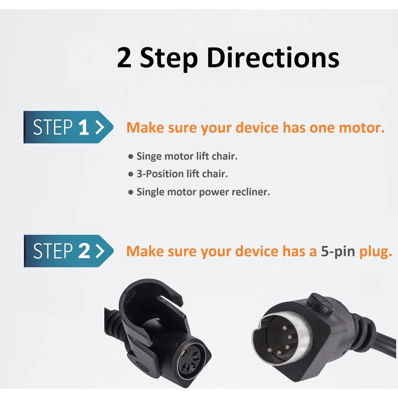 Control Remoto Hommoat CD-005 con USB y 2 Botones Iluminados