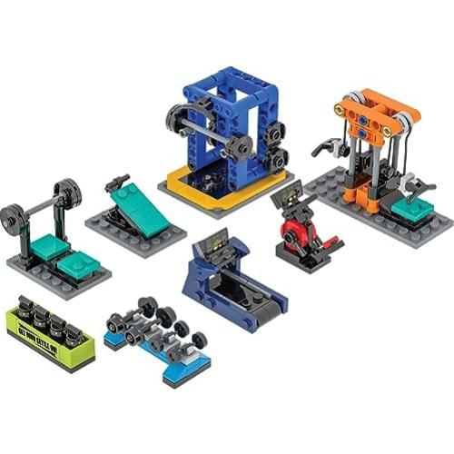 Juego de Construcción Brick Loot Gimnasio 195 Piezas