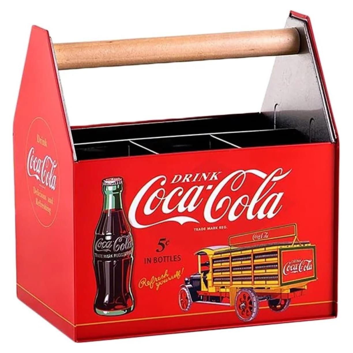 Caddy de Utensilios Coca Cola The Tin Box 17,78x12,7cm Rojo