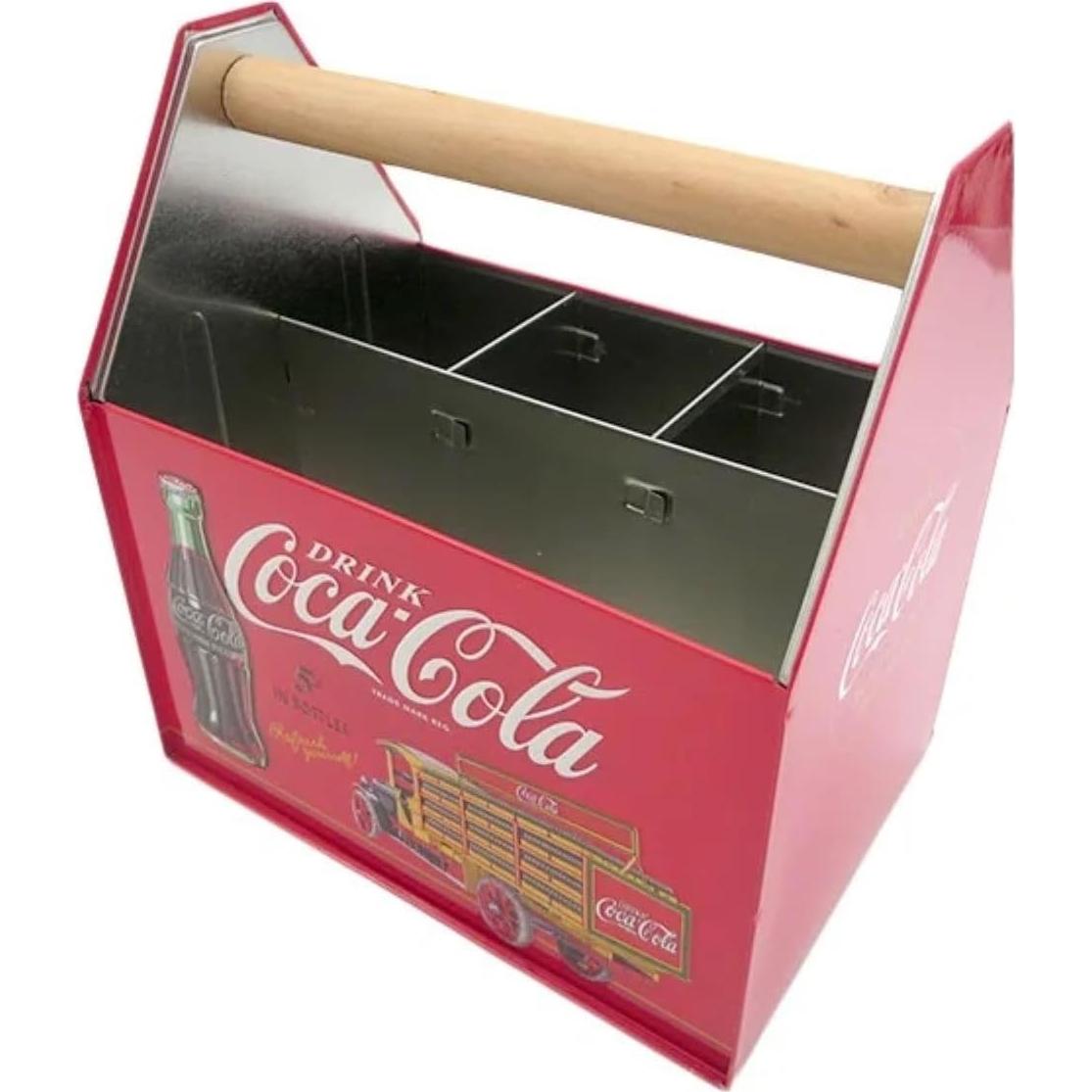 Caddy de Utensilios Coca Cola The Tin Box 17,78x12,7cm Rojo