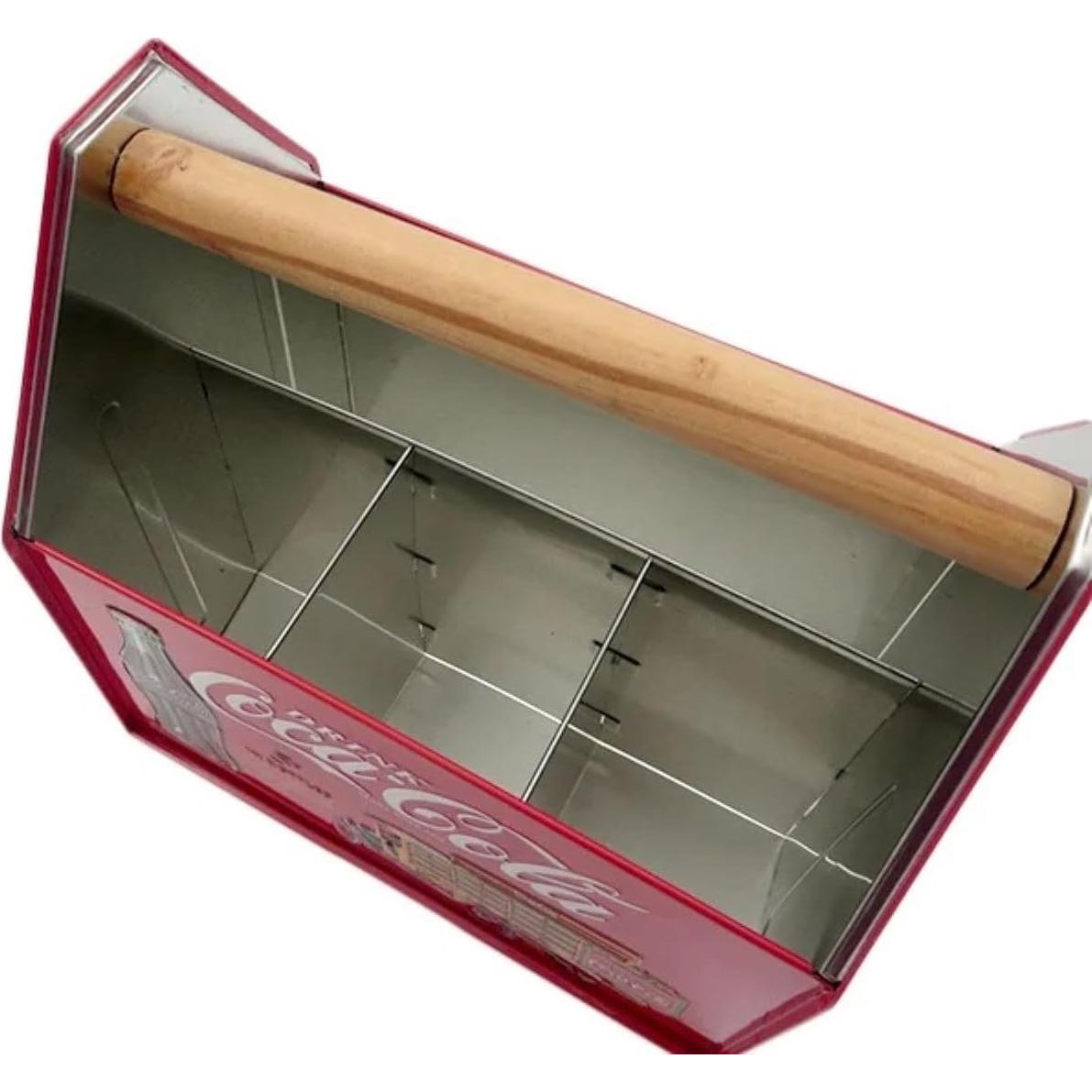 Caddy de Utensilios Coca Cola The Tin Box 17,78x12,7cm Rojo
