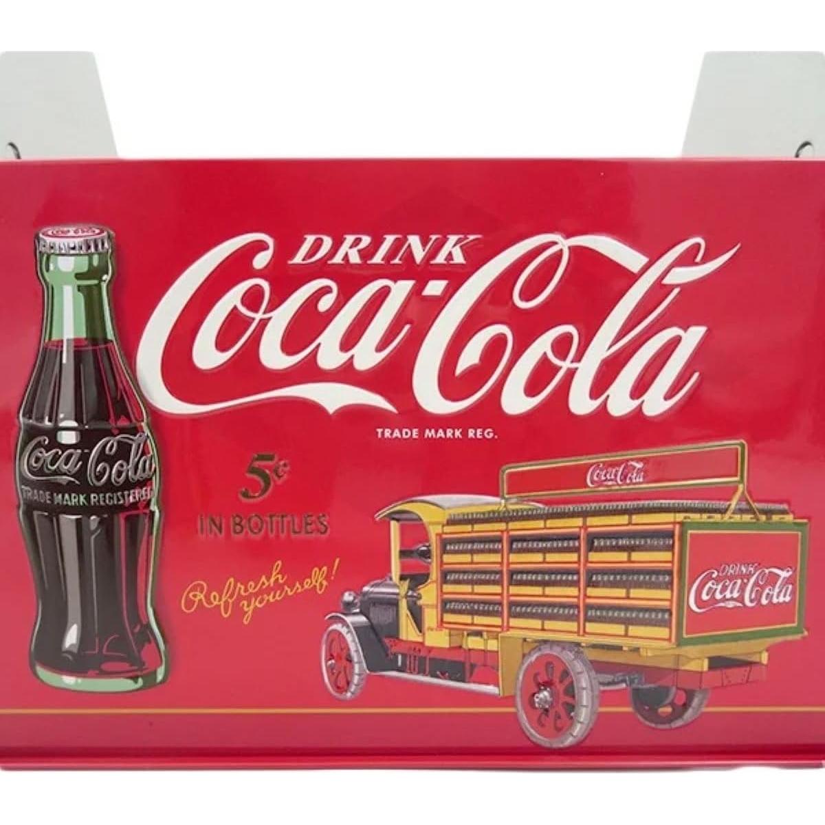 Caddy de Utensilios Coca Cola The Tin Box 17,78x12,7cm Rojo