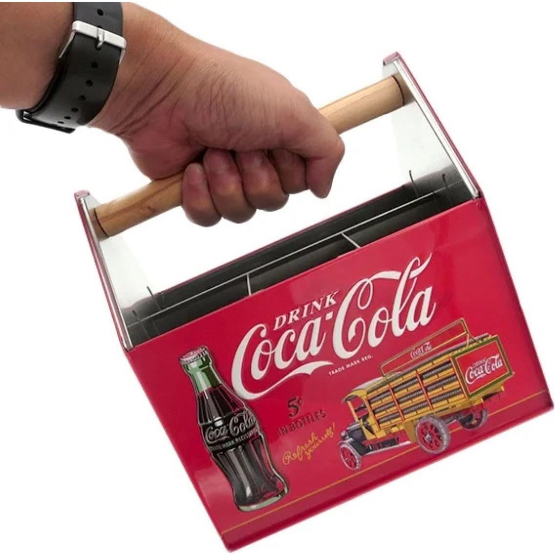 Caddy de Utensilios Coca Cola The Tin Box 17,78x12,7cm Rojo