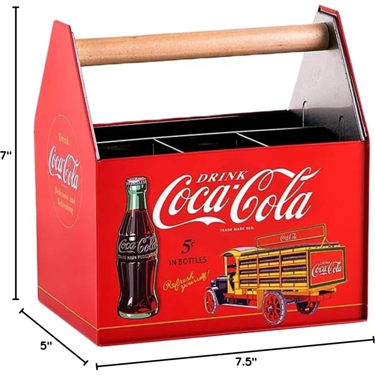 Caddy de Utensilios Coca Cola The Tin Box 17,78x12,7cm Rojo