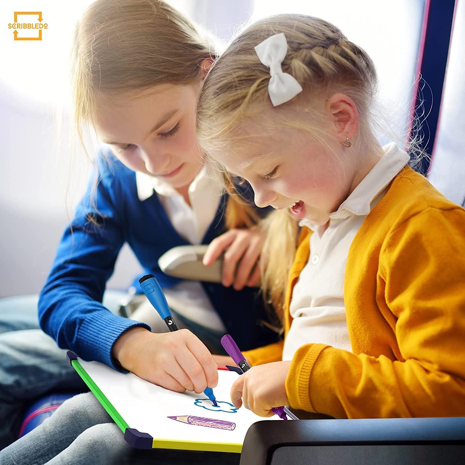 SCRIBBLEDO Juego de 5 Tableros Blancos Magnéticos 30x22 cm