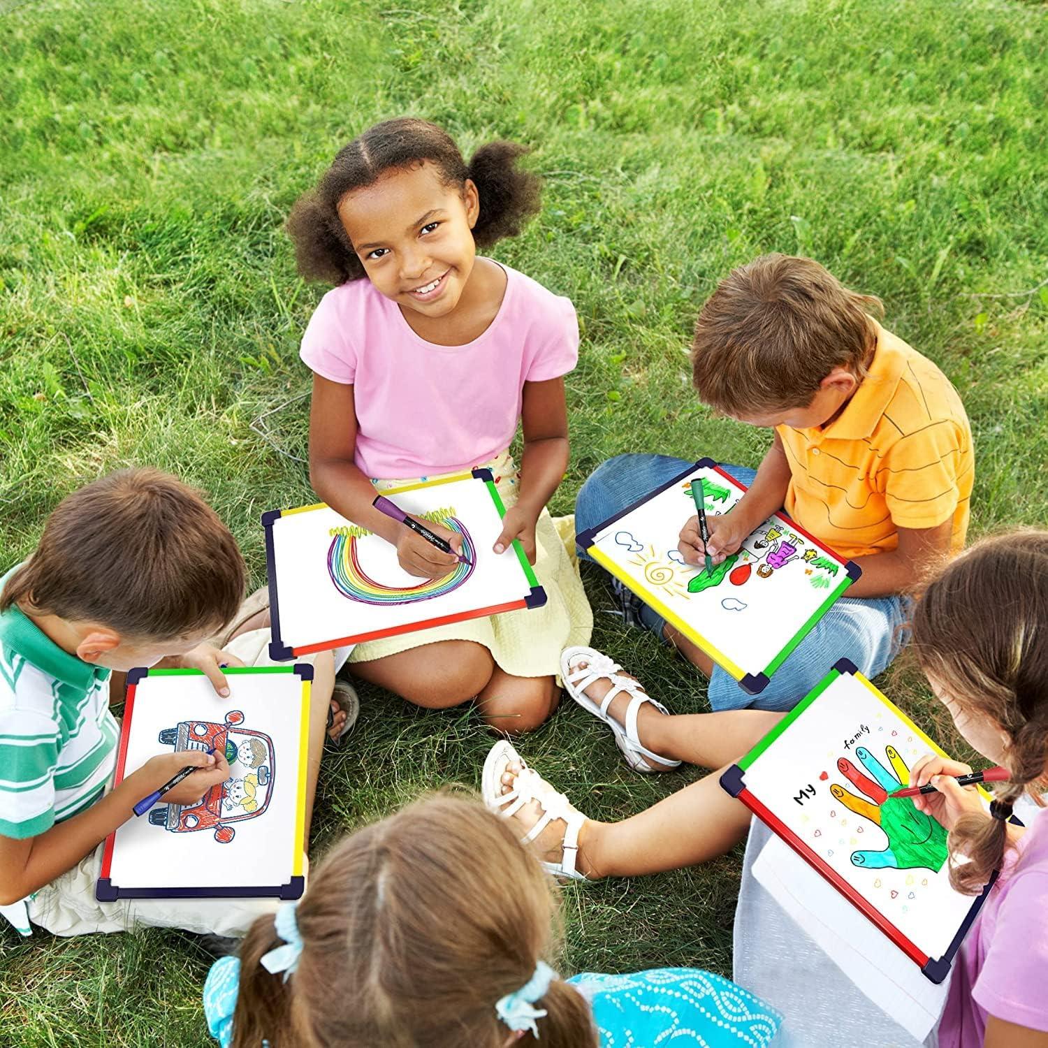 SCRIBBLEDO Juego de 5 Tableros Blancos Magnéticos 30x22 cm