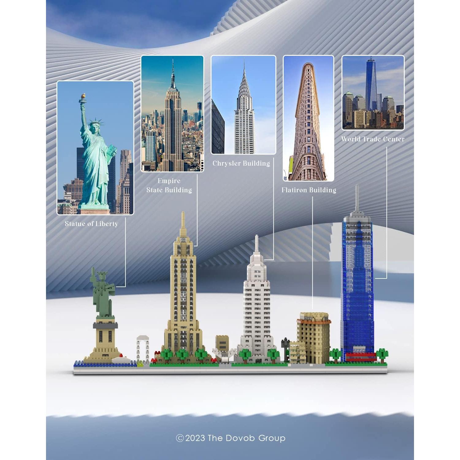 Set de Construcción dOvOb Horizonte de Nueva York 3048 Piezas