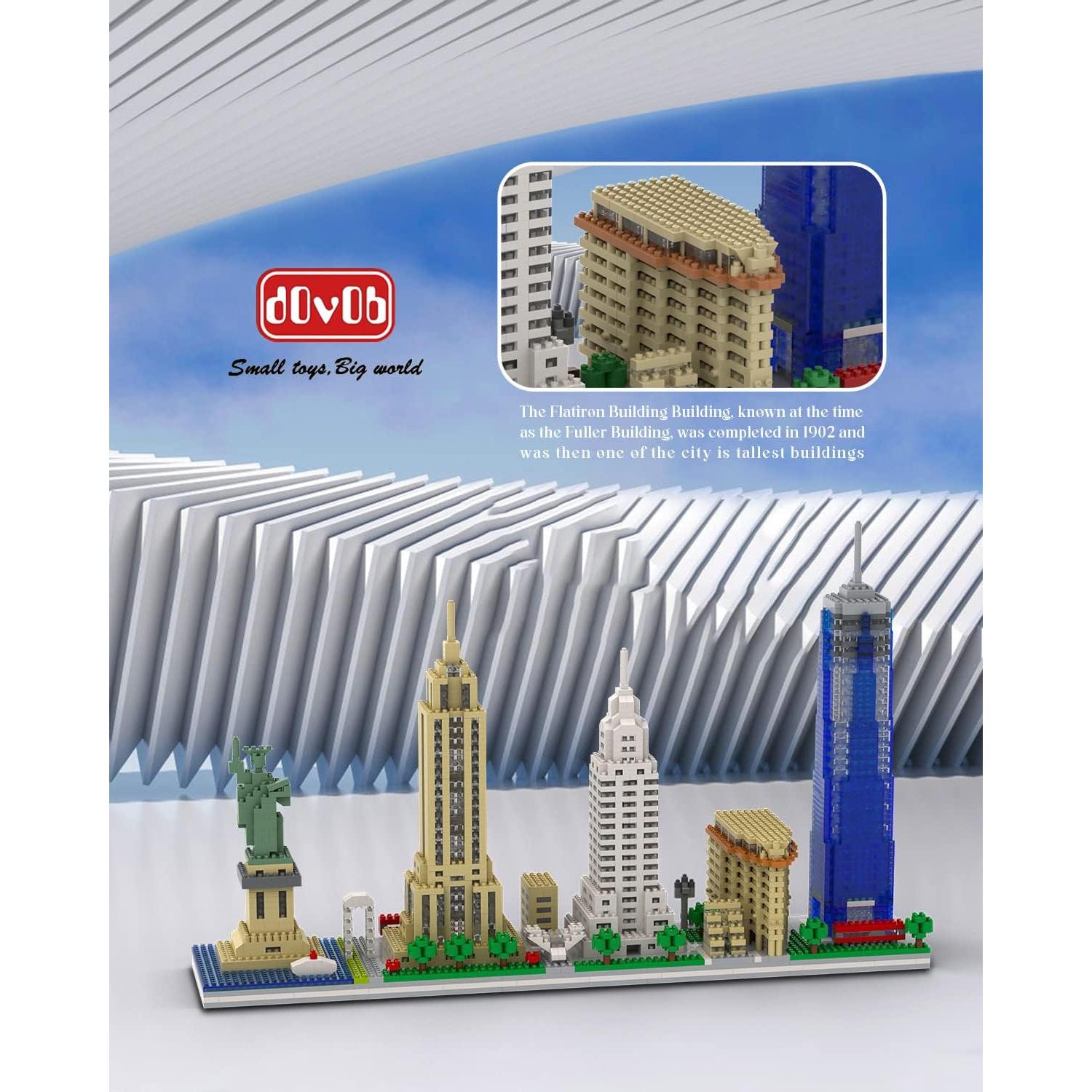 Set de Construcción dOvOb Horizonte de Nueva York 3048 Piezas