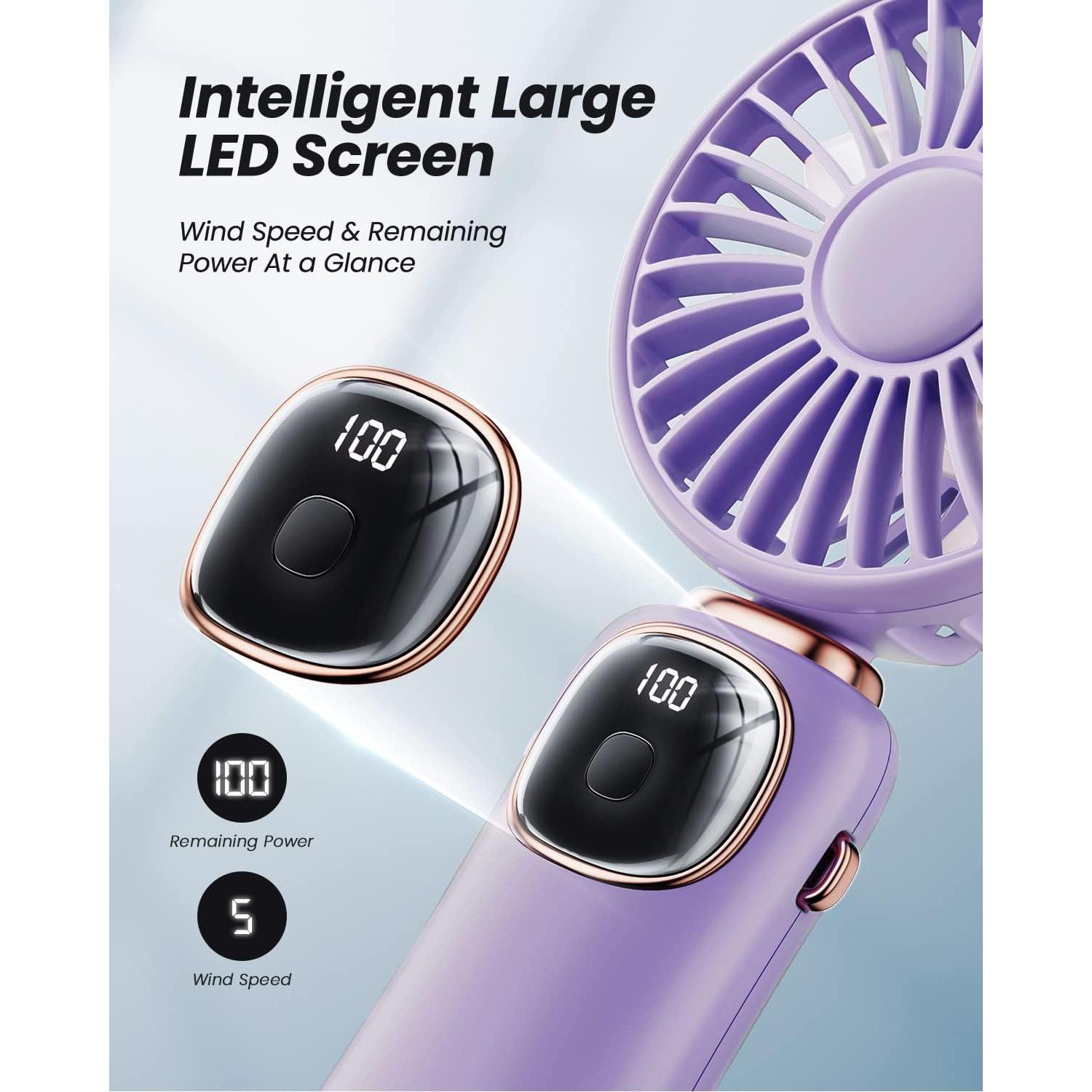 Ventilador Portátil coldSky XY-88 5 Velocidades Plegable